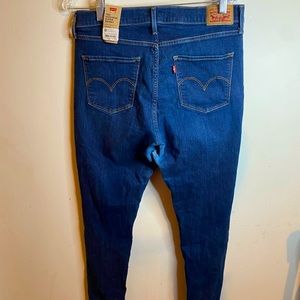 Woman’s Levi’s 720 High-Waist skinny jeans.